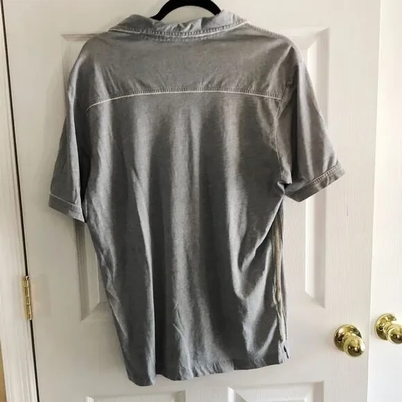 Men’s Tommy Bahama Island Modern Fit SS Polo Gray - Picture 6 of 6